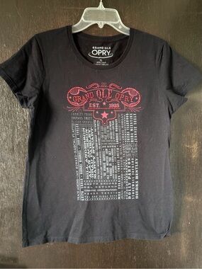 Grand Ole Opry sequin bling logo women’s t shirt
